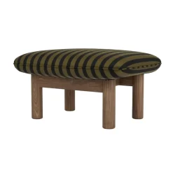Audo Copenhagen Armchairs & Footstools*Brasilia footstool, Walnut-Cabanon Soft FCL7029-04 Brown