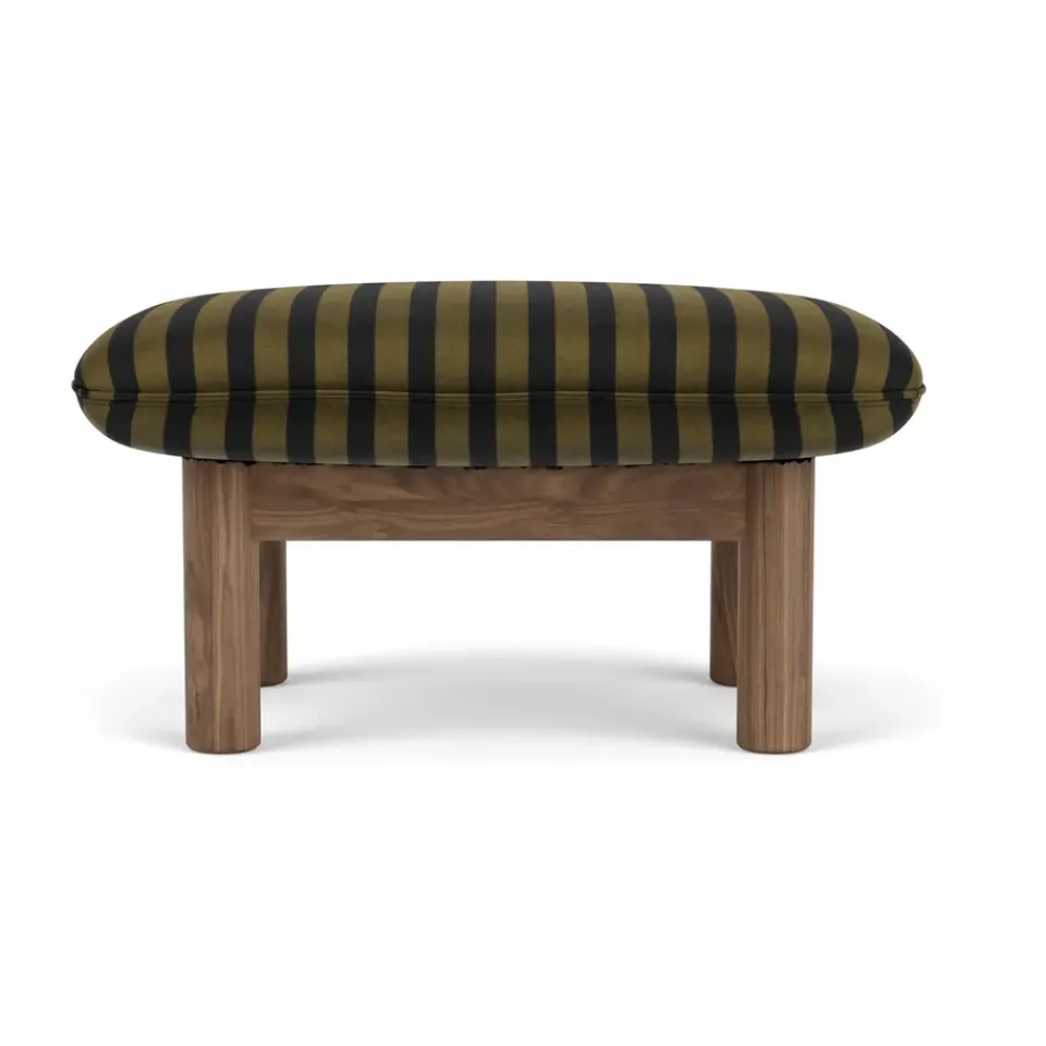 Audo Copenhagen Armchairs & Footstools*Brasilia footstool, Walnut-Cabanon Soft FCL7029-04 Brown