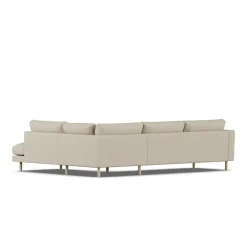1898 Sofas*Bredhult sofa, Bern 0341-white-oiled oak, 3-seater A1 Beige