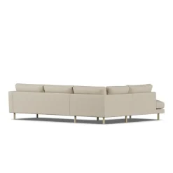 1898 Sofas*Bredhult sofa, Bern 0341-white-oiled oak, 3-seater A2 Beige