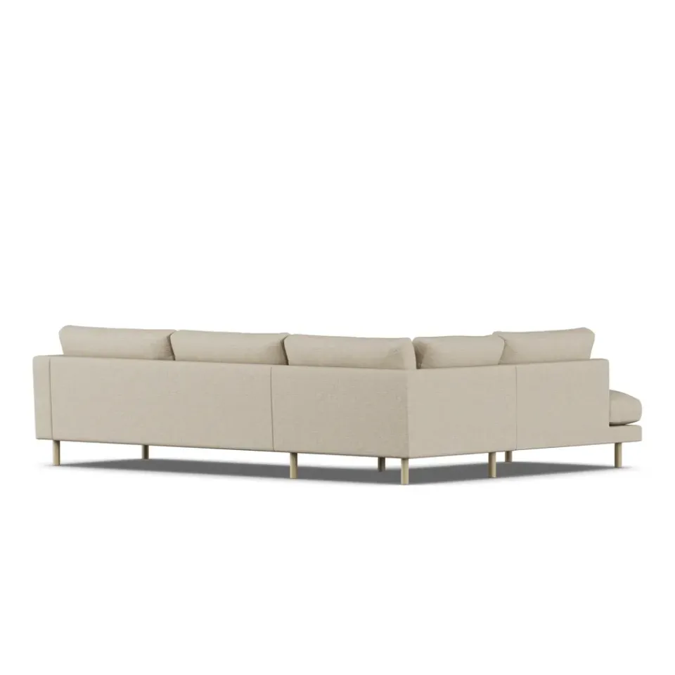 1898 Sofas*Bredhult sofa, Bern 0341-white-oiled oak, 3-seater A2 Beige