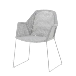 Cane-line Seating*Breeze armchair weave, grey White