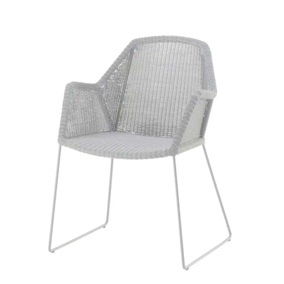 Cane-line Seating*Breeze armchair weave, grey White