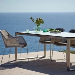 Cane-line Seating*Breeze armchair weave, grey White