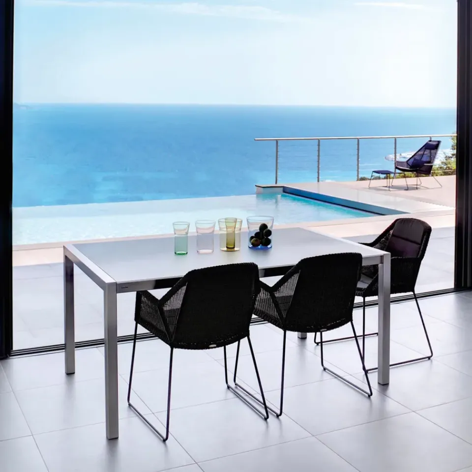Cane-line Seating*Breeze armchair weave, grey White
