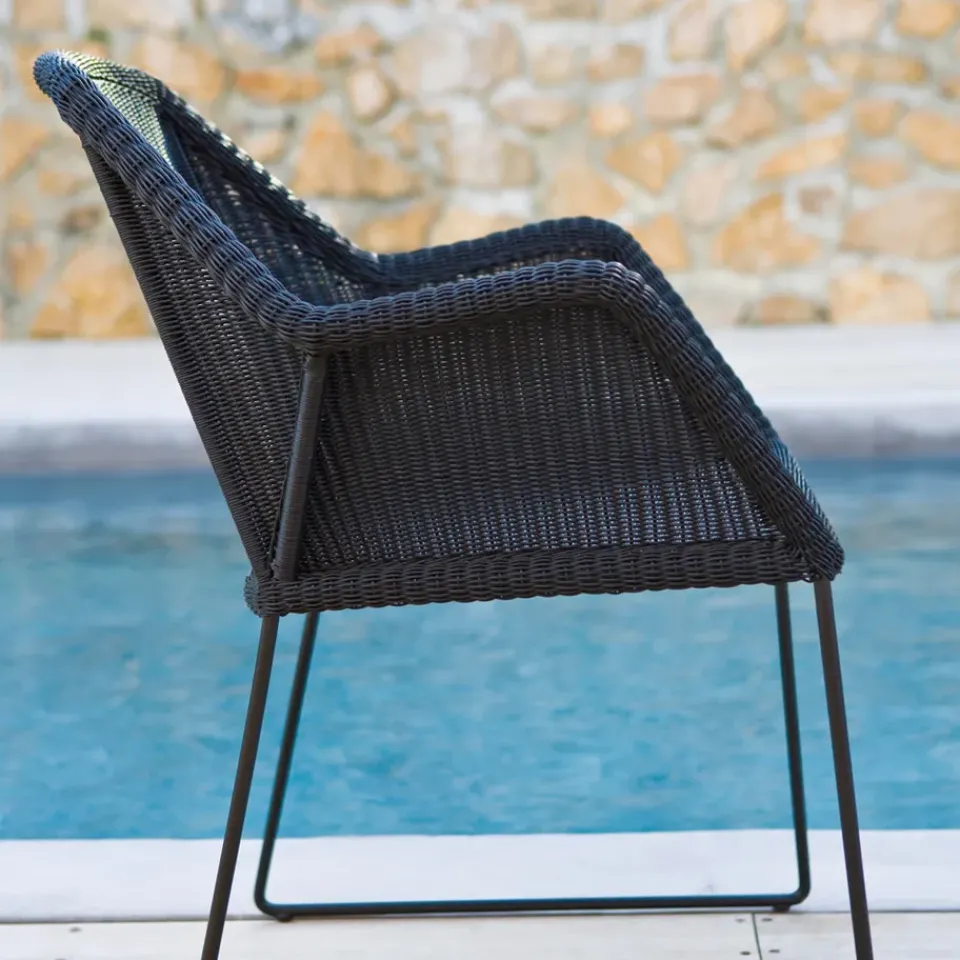 Cane-line Seating*Breeze armchair weave, grey White