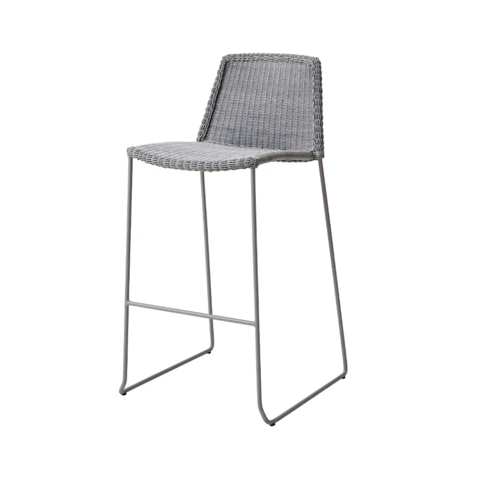 Cane-line Seating*Breeze barstool, Light Grey