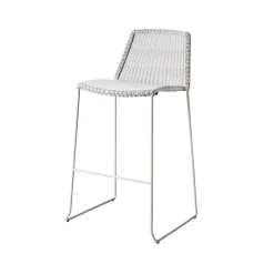 Cane-line Seating*Breeze barstool, grey White