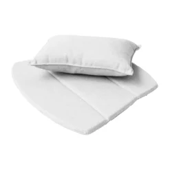 Cane-line Seat Cushions & Pads*Breeze cushion set lounge chair, Natté White