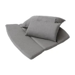 Cane-line Seat Cushions & Pads*Breeze cushion set lounge armchair high back, Natté taupe Beige