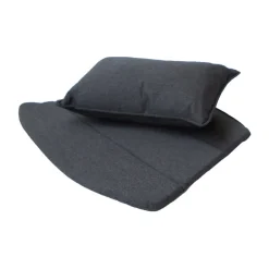 Cane-line Seat Cushions & Pads*Breeze cushion set lounge chair, Natté Black