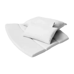 Cane-line Seat Cushions & Pads*Breeze cushion set lounge armchair high back, Natté White