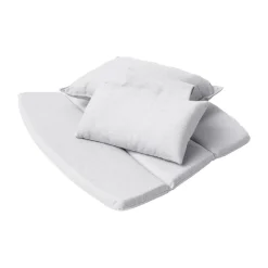 Cane-line Seat Cushions & Pads*Breeze cushion set lounge armchair high back, Natté light Grey