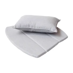 Cane-line Seat Cushions & Pads*Breeze cushion set lounge chair, Natté light Grey