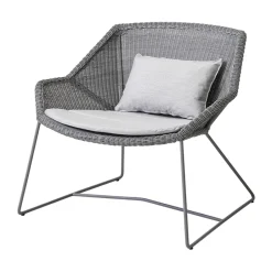 Cane-line Seat Cushions & Pads*Breeze cushion set lounge chair, Natté light Grey