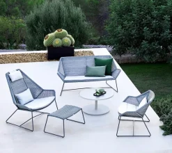 Cane-line Seat Cushions & Pads*Breeze cushion set lounge chair, Natté light Grey