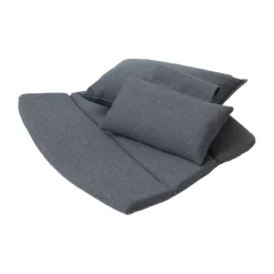 Cane-line Seat Cushions & Pads*Breeze cushion set lounge armchair high back, Natté Black