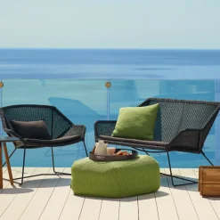 Cane-line Outdoor Lounge Furniture*Breeze lounge armchair high back weave, Light Grey