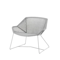 Cane-line Outdoor Lounge Furniture*Breeze lounge armchair weave, grey White