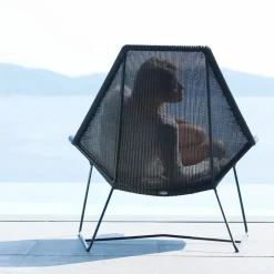 Cane-line Outdoor Lounge Furniture*Breeze lounge armchair weave, Light Grey