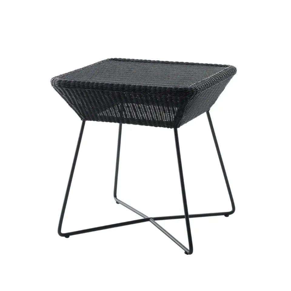 Cane-line Table For Outdoor Use*Breeze side table, Black