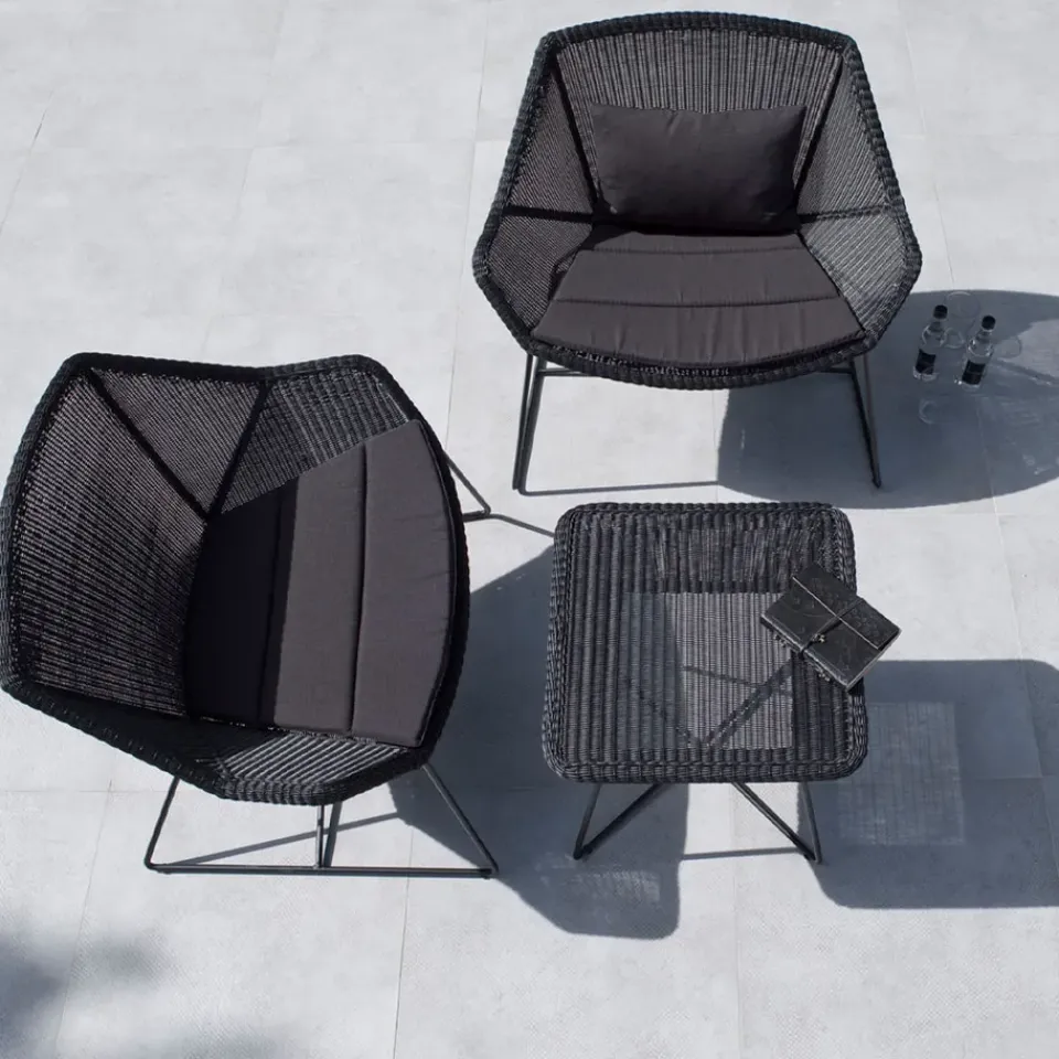 Cane-line Table For Outdoor Use*Breeze side table, Black