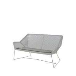 Cane-line Seat Cushions & Pads*Breeze sofa cushion 2-seater, Focus dark Grey