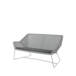 Cane-line Seat Cushions & Pads*Breeze sofa cushion 2-seater, Natté light Grey