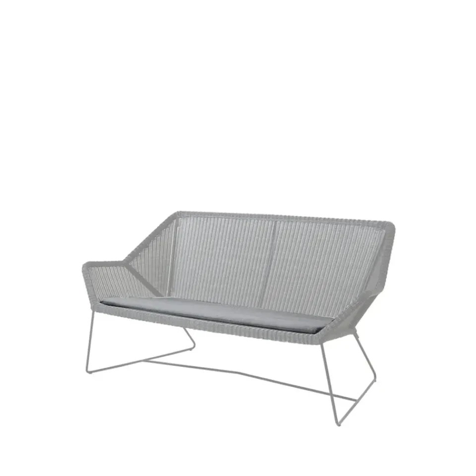 Cane-line Seat Cushions & Pads*Breeze sofa cushion 2-seater, Natté light Grey