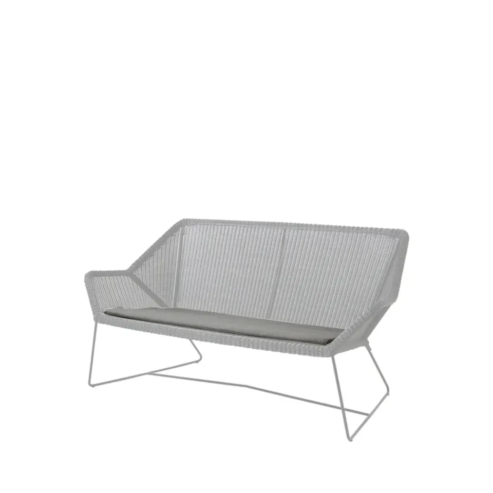 Cane-line Seat Cushions & Pads*Breeze sofa cushion 2-seater, Natté light Grey