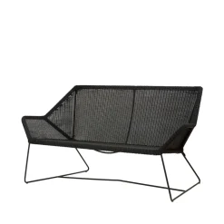 Cane-line Garden Sofas & Garden Benches|Balcony Furniture*Breeze sofa 2-seater weave, Black
