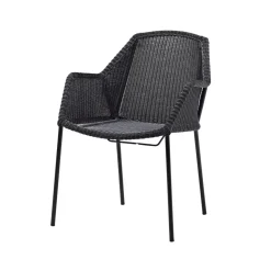 Cane-line Seating*Breeze stackable armchair weave, Black