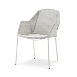 Cane-line Seating*Breeze stackable armchair weave, grey White
