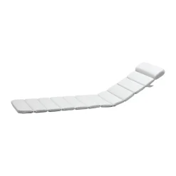 Cane-line Seat Cushions & Pads*Breeze sun lounger cushion, Natté White