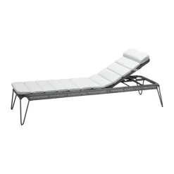 Cane-line Seat Cushions & Pads*Breeze sun lounger cushion, Natté White