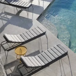 Cane-line Seat Cushions & Pads*Breeze sun lounger cushion, Natté Grey
