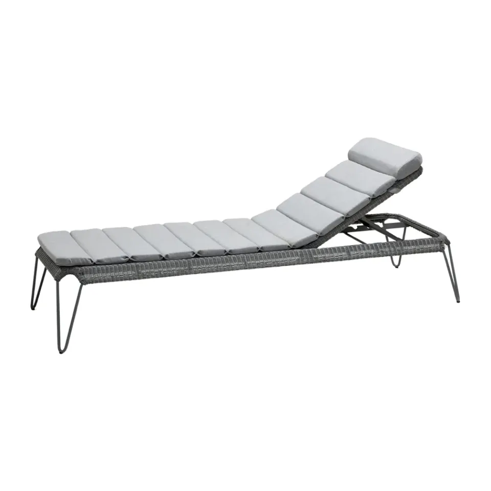 Cane-line Seat Cushions & Pads*Breeze sun lounger cushion, Natté light Grey