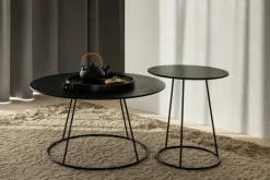 Swedese Side Tables*Breeze table smooth top Ø80 cm, Black