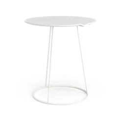 Swedese Side Tables*Breeze table with wave Ø46 cm, White