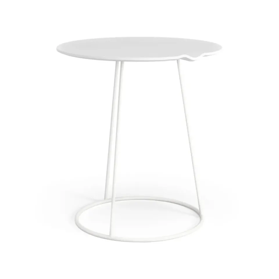 Swedese Side Tables*Breeze table with wave Ø46 cm, White