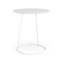 Swedese Side Tables*Breeze table with wave Ø46 cm, White