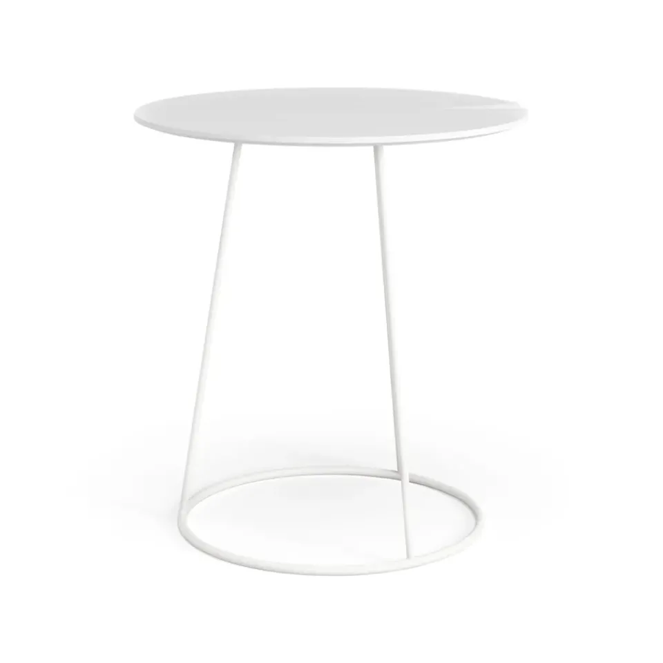 Swedese Side Tables*Breeze table with wave Ø46 cm, White