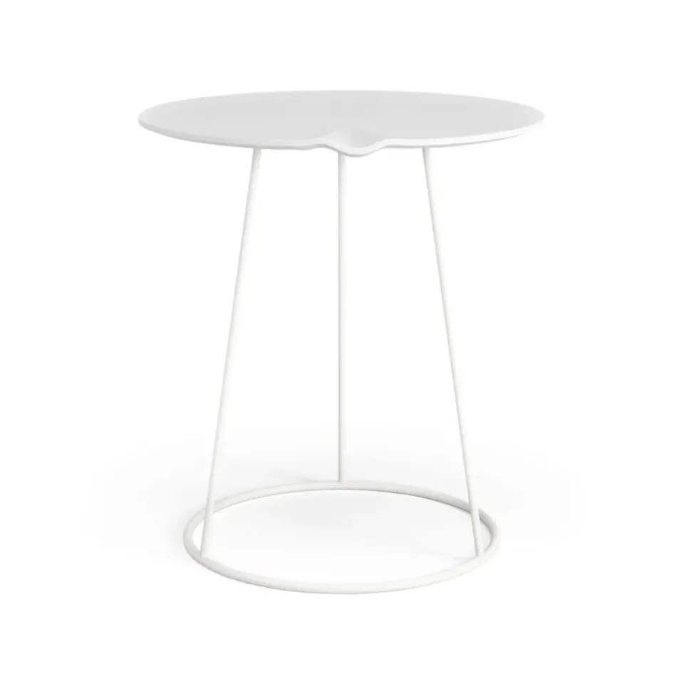 Swedese Side Tables*Breeze table with wave Ø46 cm, White