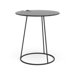 Swedese Side Tables*Breeze table with wave Ø46 cm, Black