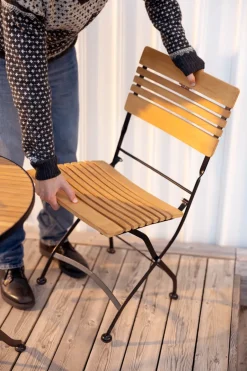 Brafab Balcony Furniture*Brewer dining chair, -teak Black