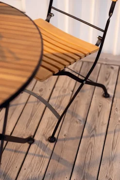 Brafab Balcony Furniture*Brewer dining chair, -teak Black