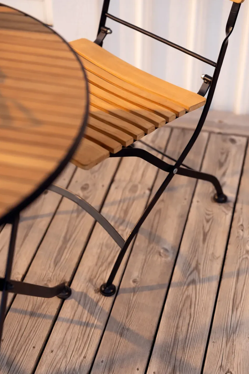 Brafab Balcony Furniture*Brewer dining chair, -teak Black