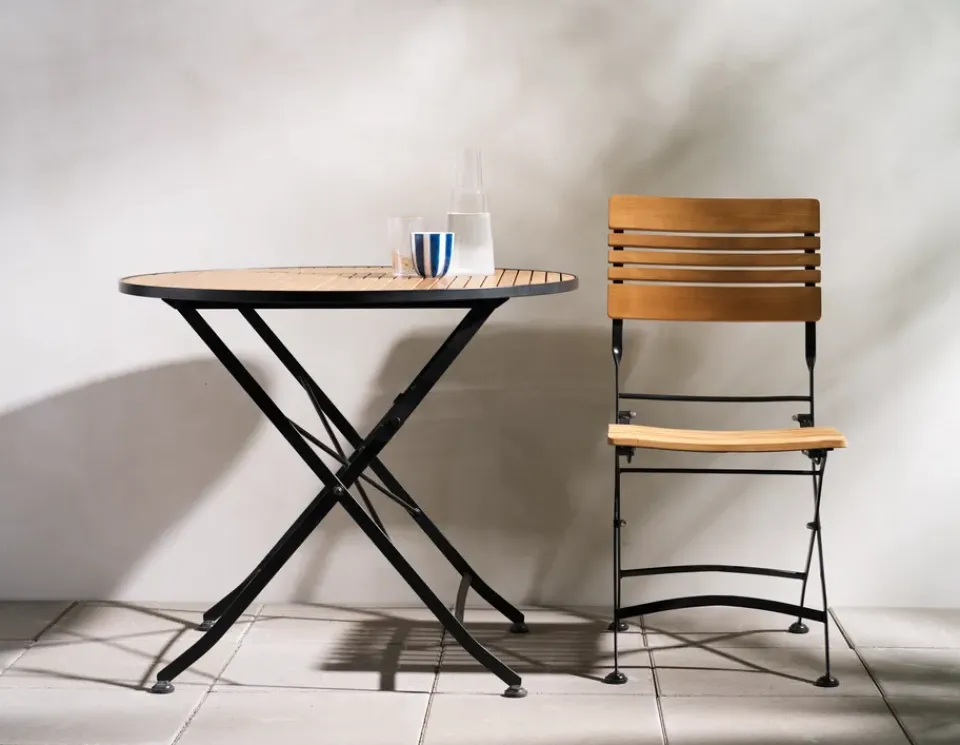 Brafab Balcony Furniture*Brewer dining chair, -teak Black