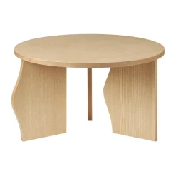 Broste Copenhagen Side Tables*Brook table Ø60 cm, Natural Beige