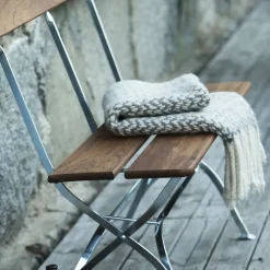 Grythyttan Stålmöbler Garden Sofas & Garden Benches|Outdoor Lounge Furniture*Bryggeri sofa, Teak-hot-dip galvanized stand Brown